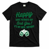 Happy Saint Patrick's Day, Funny 50th Birthday Party Gift T-Shirt - Black