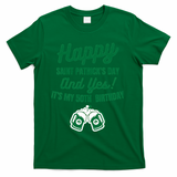 Happy Saint Patrick's Day, Funny 50th Birthday Party Gift T-Shirt - Green