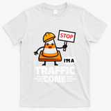 Halloween Traffic Cone Costume IM A Traffic Cone T-Shirt - White
