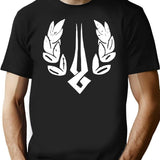Hades Game Distressed Logo Zagreus Logo Black T-Shirt - Black