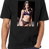 Hailee Steinfeld Black T-Shirt - White