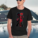 Hazbin Hotel Alastor Classic Black T-Shirt - Navy