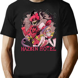 Hazbin Hotel Alastor and Lucifer Classic Black T-Shirt - Black