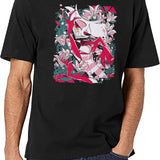 Hazbin Hotel - Angel Dust Classic Black T-Shirt - White