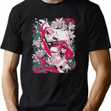 Hazbin Hotel - Angel Dust Classic Black T-Shirt - Green