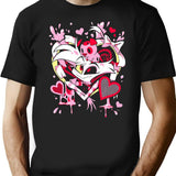 Hazbin Hotel Angel Dust Classic Black T-Shirt - Black