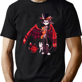 Hazbin Hotel - Husk Classic Black T-Shirt - Green