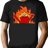 Hellmo Funny Cake Meme Black T-Shirt - Black