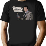 Hey Assbutt - Castiel Black T-Shirt - Black
