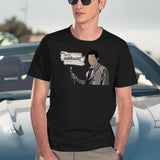 Hey Assbutt - Castiel Black T-Shirt - Navy
