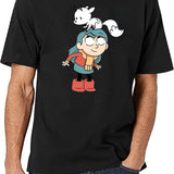 Hilda and Twig Hilda Black T-Shirt - White