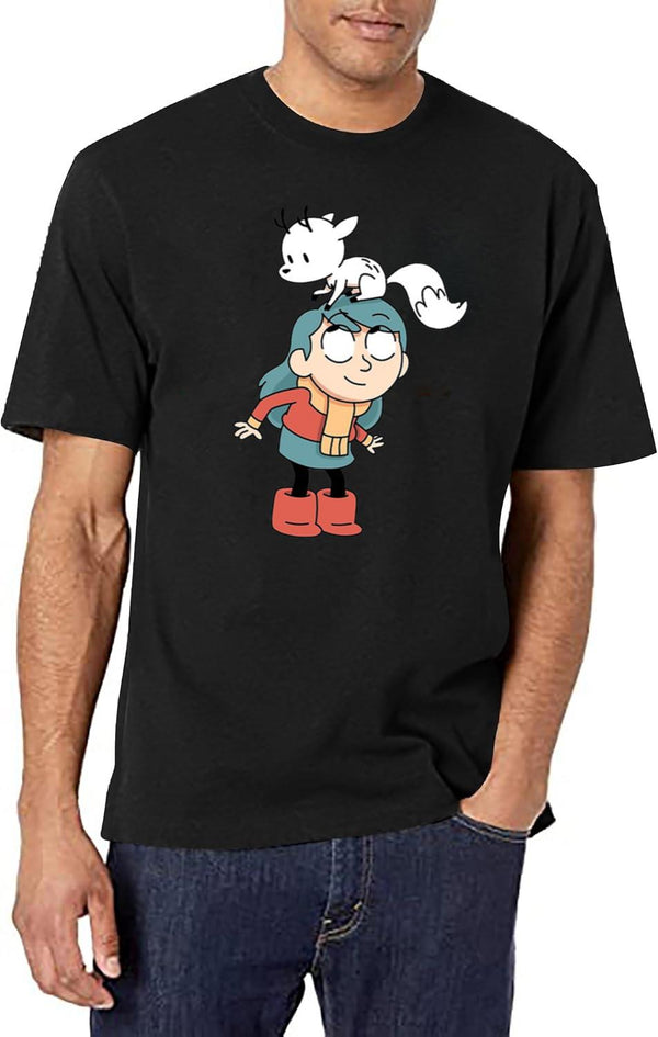 Hilda and Twig Hilda Black T-Shirt - White