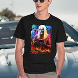 House of 1000 Corpses No Funny Books Black T-Shirt - Navy