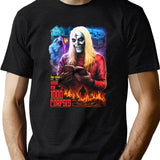 House of 1000 Corpses No Funny Books Black T-Shirt - Green