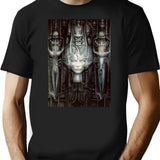 Hr Giger-Li-Painting Classic Black T-Shirt - Black