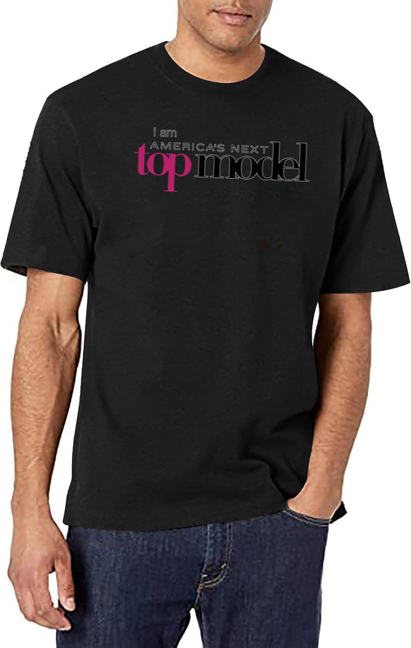 I Am Americas Next Top Model Black T-Shirt - White
