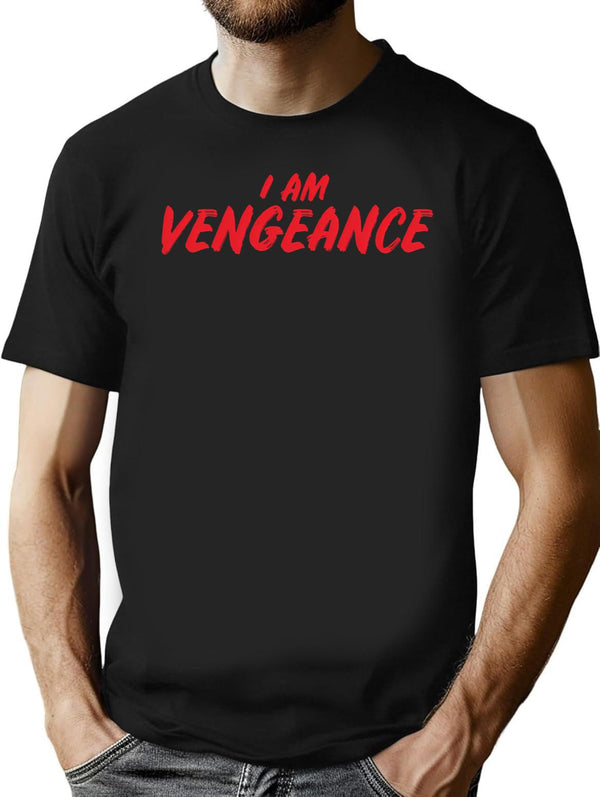 I Am Vengeance Black T-Shirt - Black