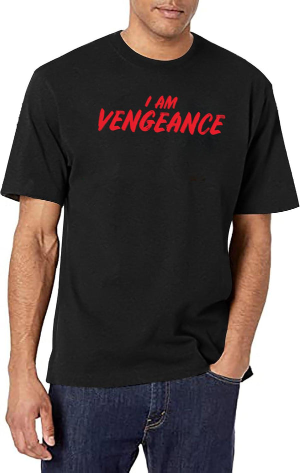I Am Vengeance Black T-Shirt - White