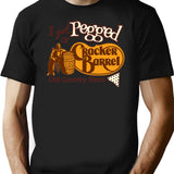 I Got Pegged At Cracker Barrel Old Country Store I Got Pegged At Cracker Black T-Shirt - Black