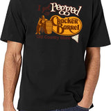 I Got Pegged At Cracker Barrel Old Country Store I Got Pegged At Cracker Black T-Shirt - White