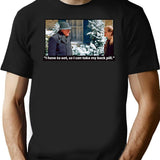 I Have To Eat So I Can Take My Back Pill Christmas Vacation Black T-Shirt - Black