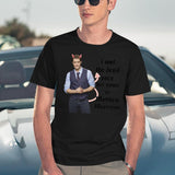 I Met The Devil Once His Name is Matthew Morrison Black T-Shirt - Navy