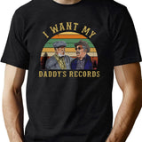 I Want My Daddy Records Unisex T-Shirt Sanford And Son Black T-Shirt - Green