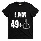 I Am 50 49 Plus One Funny 50th Birthday 1967 T-Shirt - Black