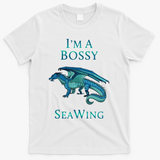 I'm A Bossy Seawing Dragon Lovers, Ocean Dragon T-Shirt - White