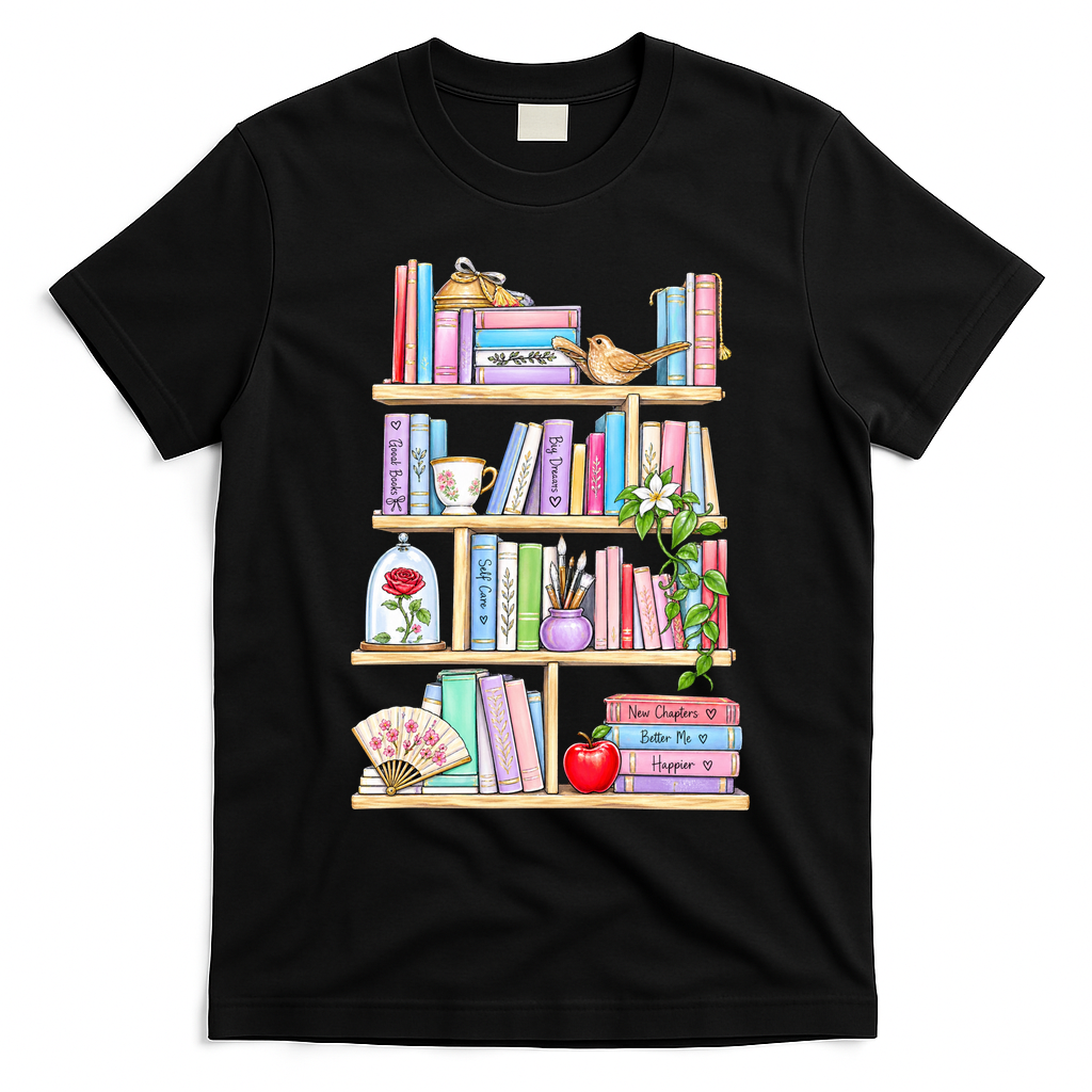 It's A Good Day To Read A Book T-Shirt - Black