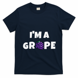 Im A Grape Halloween Grape Costume T-Shirt - Navy Blue