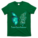 I Am The Storm Ovarian Cancer Awareness Butterfly Gift T-Shirt - Green
