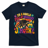 In A World Full Of Ordinary Bea Jimothy Raccoon T-Shirt - Navy Blue