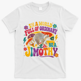 In A World Full Of Ordinary Bea Jimothy Raccoon T-Shirt - White