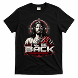 I’ll Be Back Cyber Jesus T-Shirt - Black