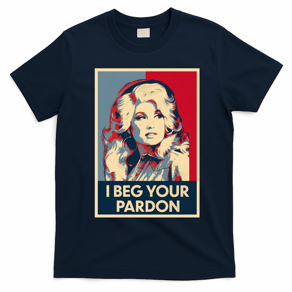 I Beg Your Pardon T-Shirt - Navy Blue