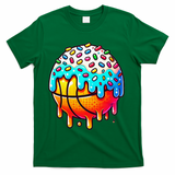 Ice Cream Basketball Drip Basketball Stuff T-Shirt - Green