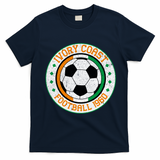 Ivory Coast Football 1960 Vintage Soccer T-Shirt - Navy Blue