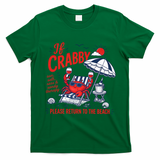 If Crabby Please Return To The Beach Funny Crab Summer T-Shirt - Irish Green