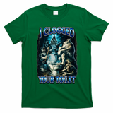 I Clogged Your Toilet Funny Alpha Wolf Brainrot T-Shirt - Irish Green