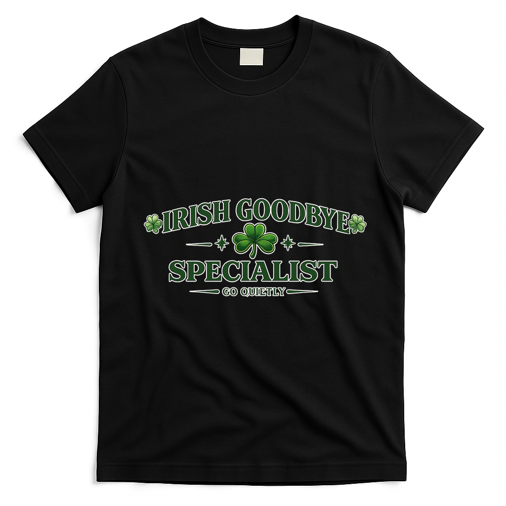Irish Goodbye Specialist T-Shirt - Black