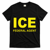 Ice Halloween Costume Federal Agent Police Immigration T-Shirt - Black