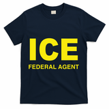 Ice Halloween Costume Federal Agent Police Immigration T-Shirt - Navy