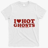 I Heart Hot Ghosts T-Shirt - White