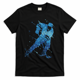 Ice Hockey Player T-Shirt - Black