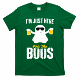 IM Just Here For The Boos Beer Funny Halloween T-Shirt - Irish Green
