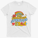 In My Chlamydia Survivor Era Funny Inappropriate T-Shirt - White