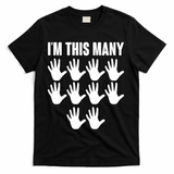 I'm This Many - 50th Birthday T-Shirt - Black