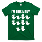 I'm This Many - 50th Birthday T-Shirt - Green