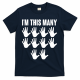 I'm This Many - 50th Birthday T-Shirt - Navy